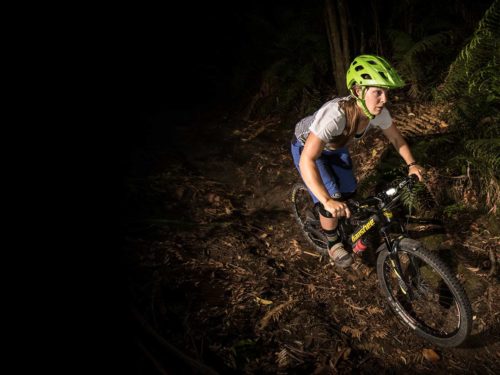 How to choose the ideal mountain bike lines at night: Part 1