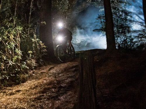 How to choose the ideal mountain bike lines at night: Part 2